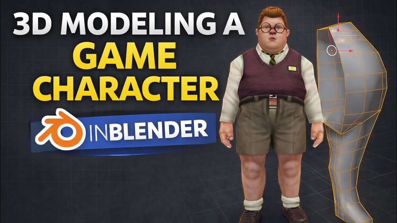 How to Model a Game Character in Blender (Step-by-Step Guide)