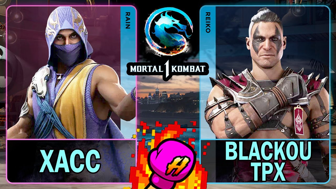 MK1 Xacc (RAIN) VS Blackou Tpx (REIKO)🥊Mortal Kombat 1🥊4K 60ᶠᵖˢ