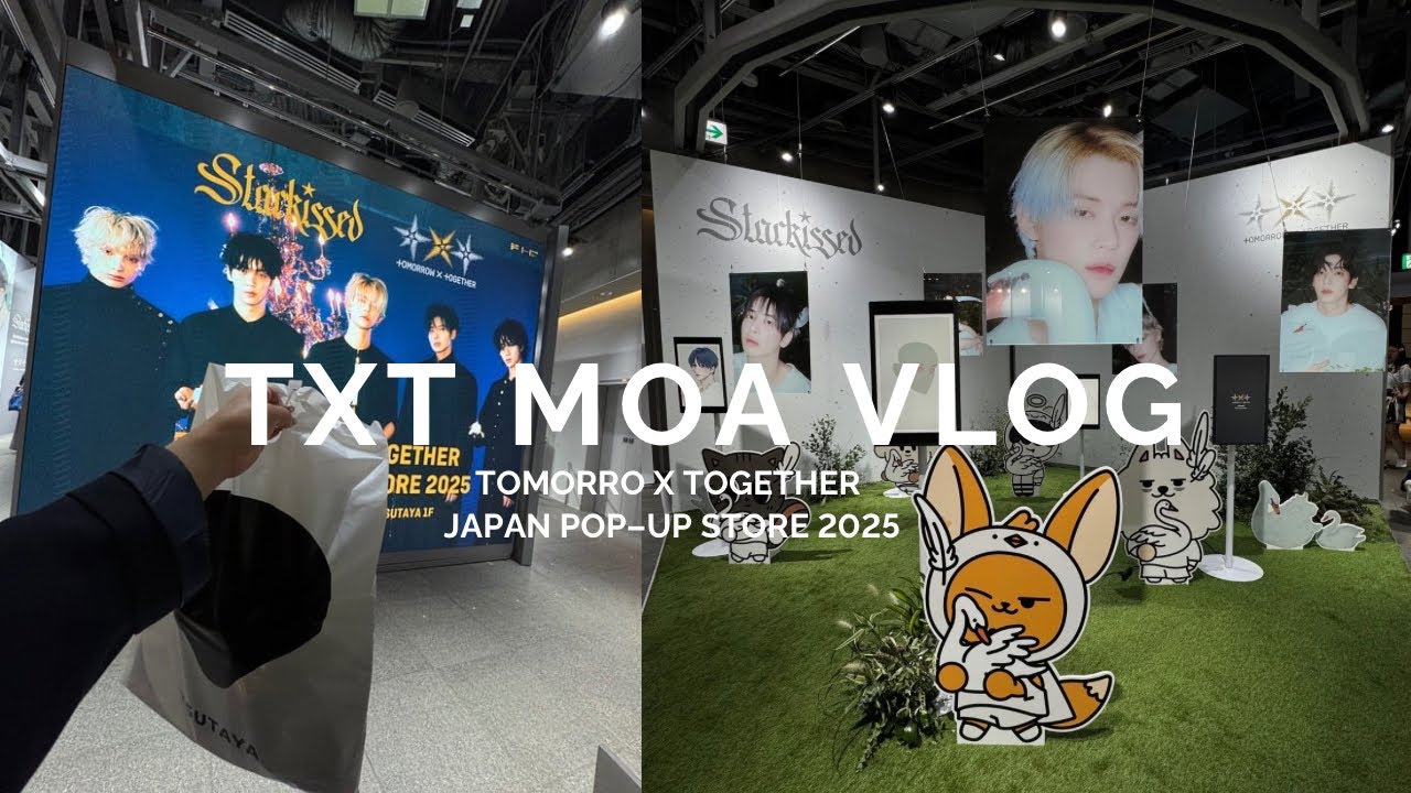 【MOA Vlog】 TXT JAPAN POP-UP STORE 2025レポ