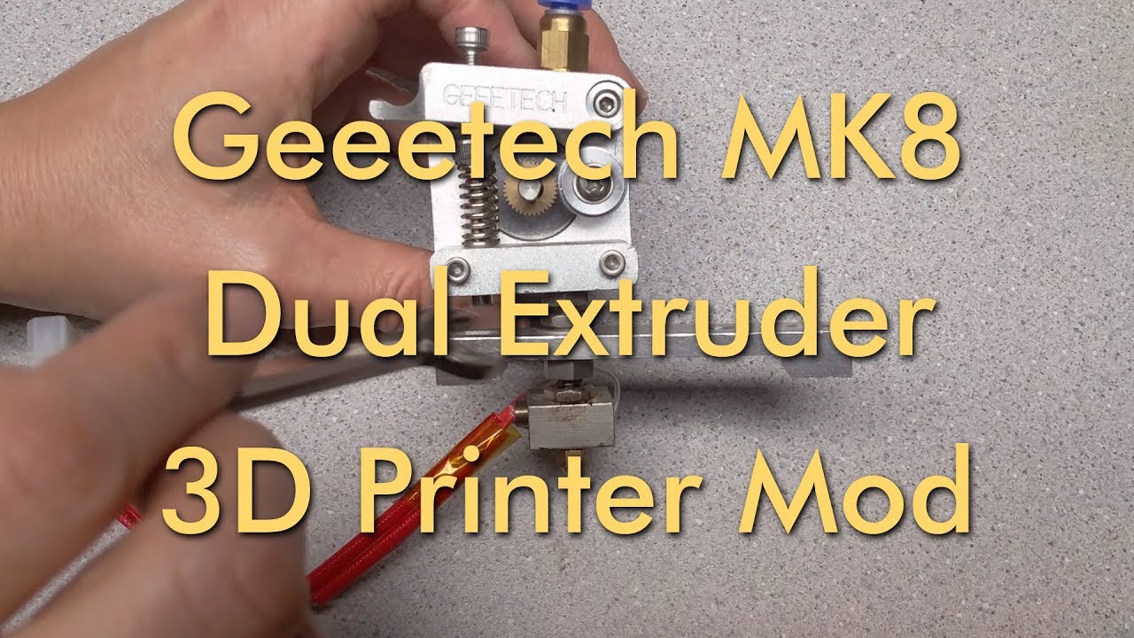 Geeetech MK8 Dual-Extruder Height Mod