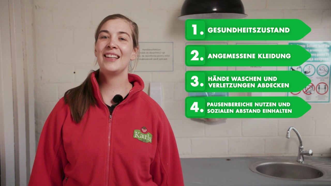 Hygiene bei der Beerenernte