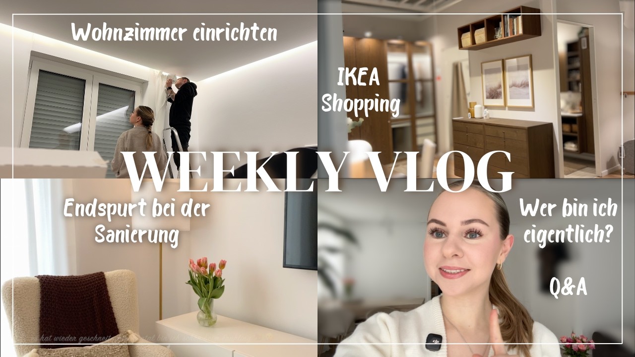 Sanierung fast geschafft! 💖 Einrichten, Q&A Verlobung, Studium uvm. & Ikea Shopping