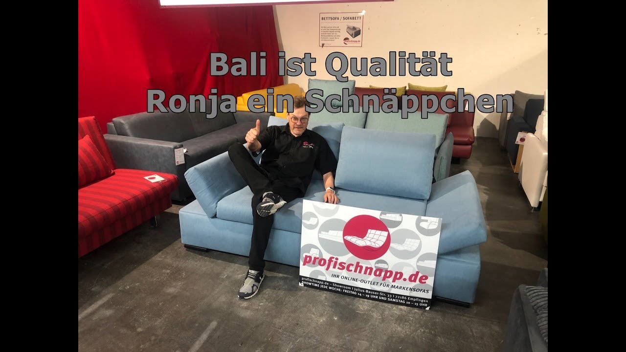 Ein Querschläfer-Bettsofa der Spiptzenklasse: Ronja von Bali Zeigt was möglich ist.