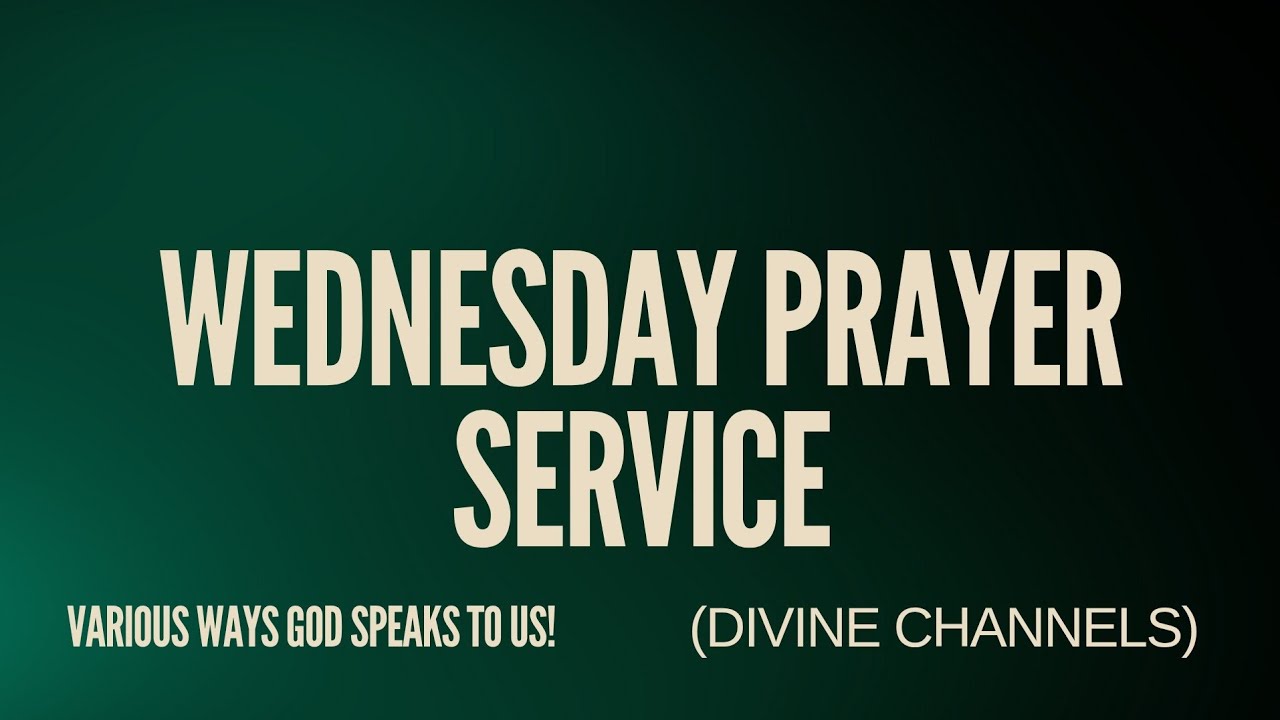 Wednesday Prayer Service | January 14,2026