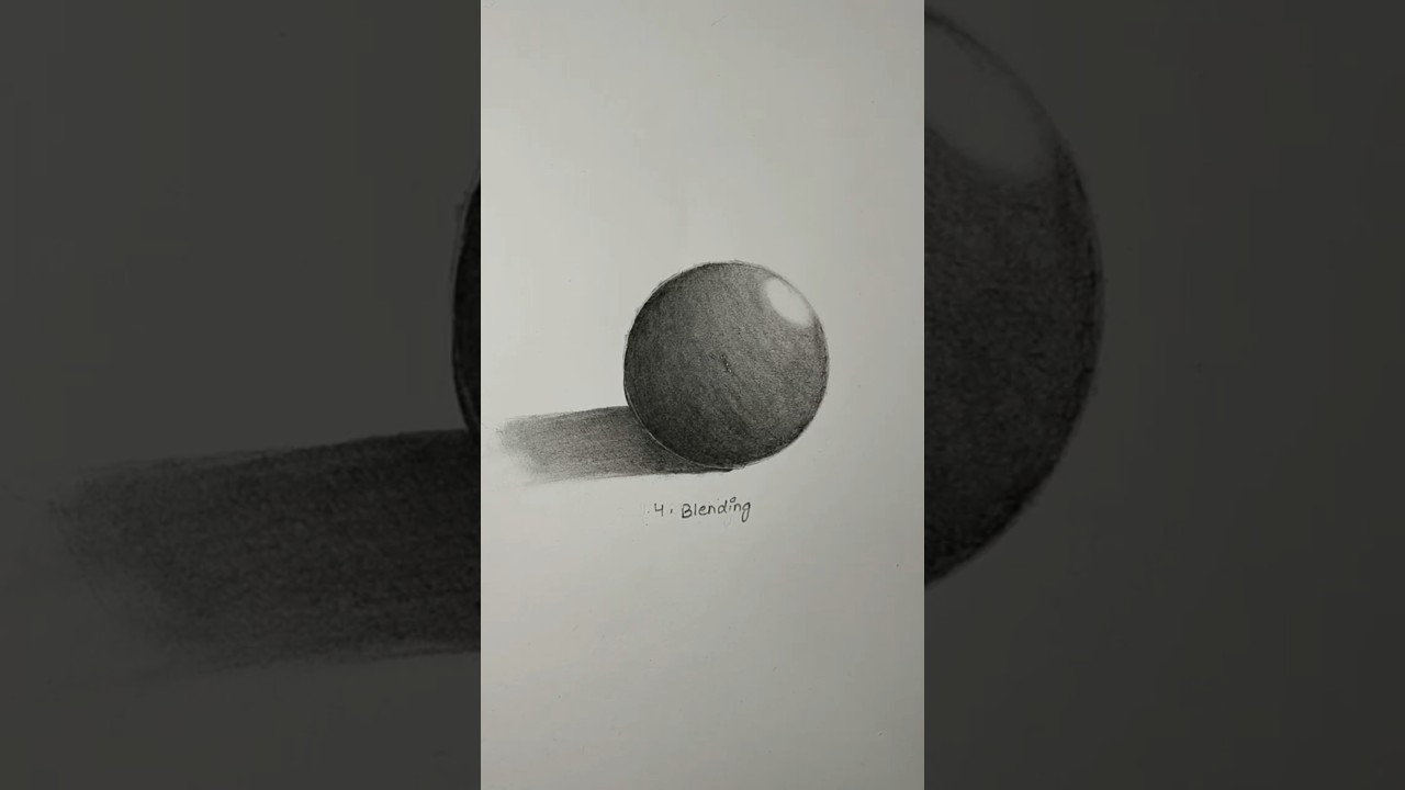 Blending Shading Technique✏️ Part- 4 #blendingshading #shadingtutorial #pencildrawing #graphite #art