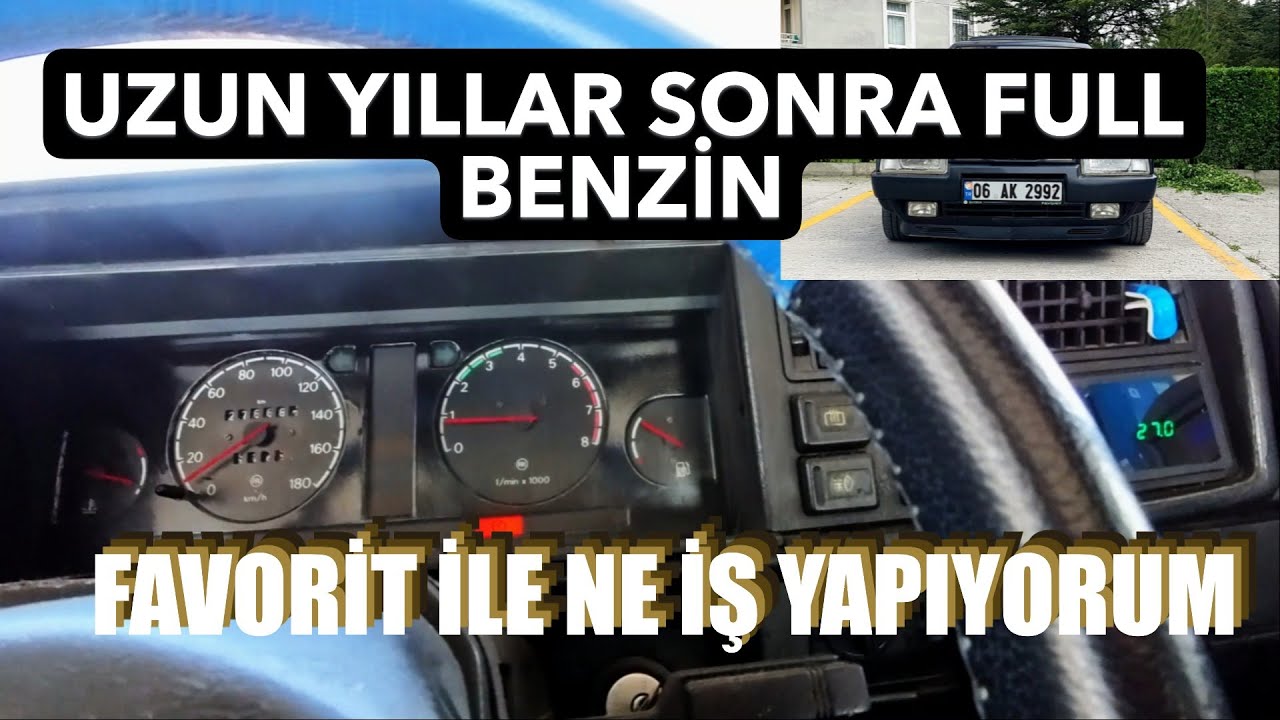 FAVORİT GÜNLÜKLERİ 11 ! YILLAR SONRA FULL BENZİN !!! BENZİNE GÖRE AYAR ! SKODA FAVORİT İLE ÇALIŞMAK