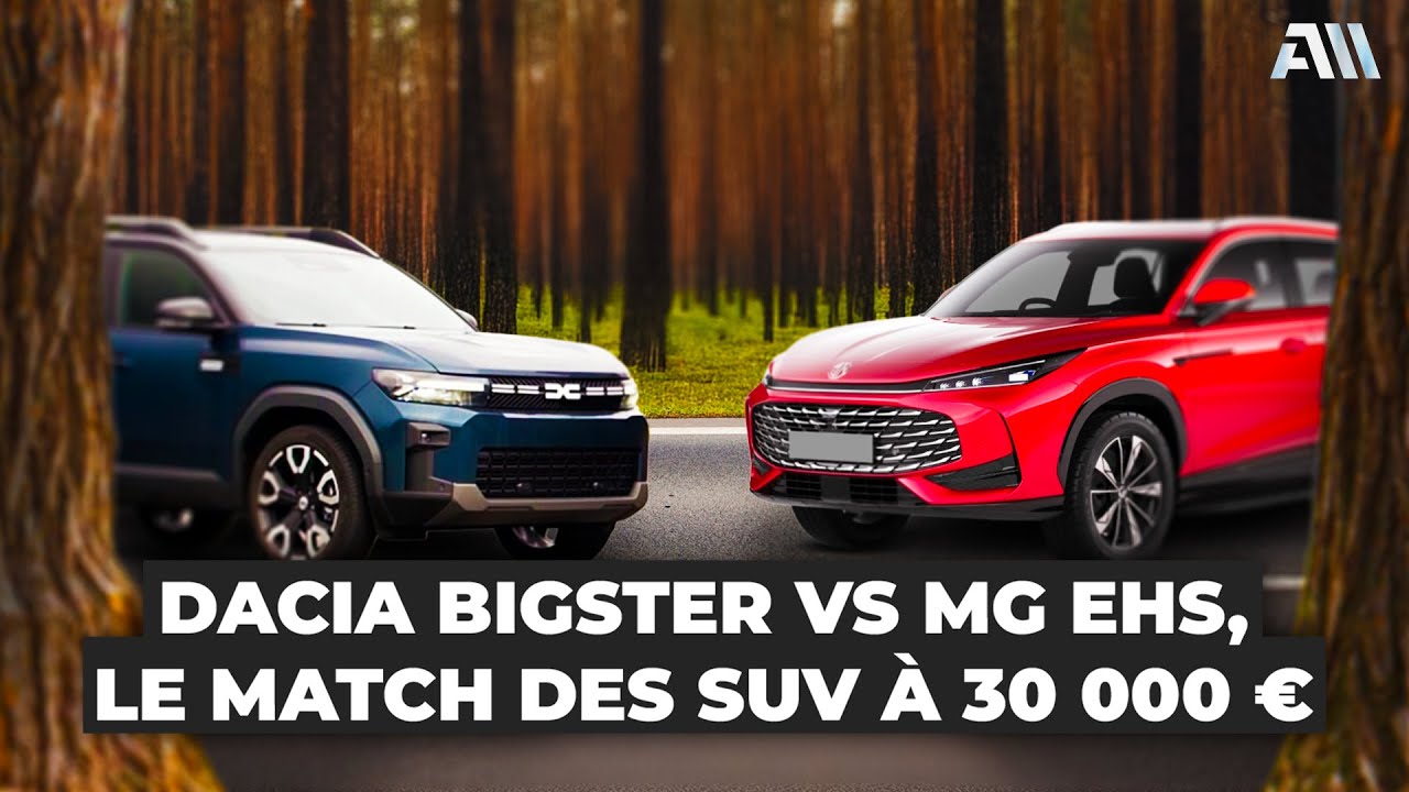 Dacia Bigster vs MG EHS, le match des SUV à 30 000 € ! ⚡