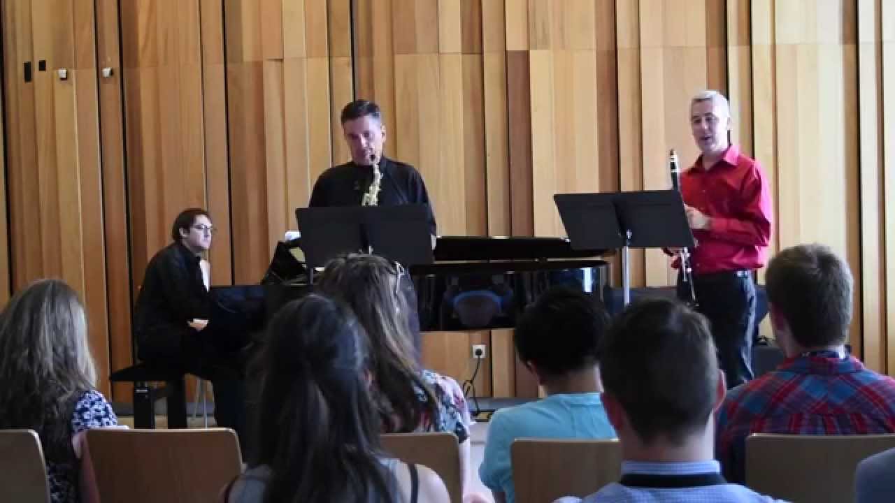 John Heins - Capriccio For Saxophone, Clarinet, and Piano - T. Roberts, G.Zoeter, A. Bernstein