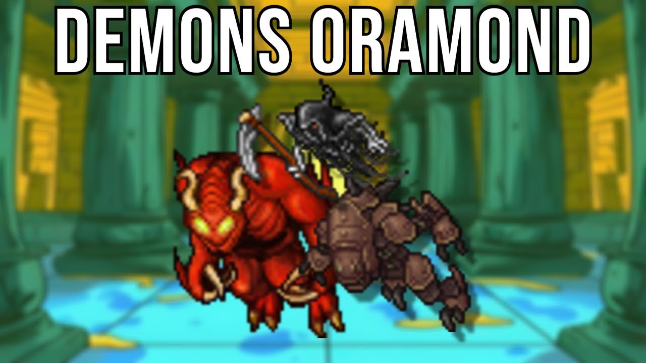 TIBIA | RP LEVEL 343 DEMONS ORAMOND | 3.2KK XP/HR 125K PROFIT