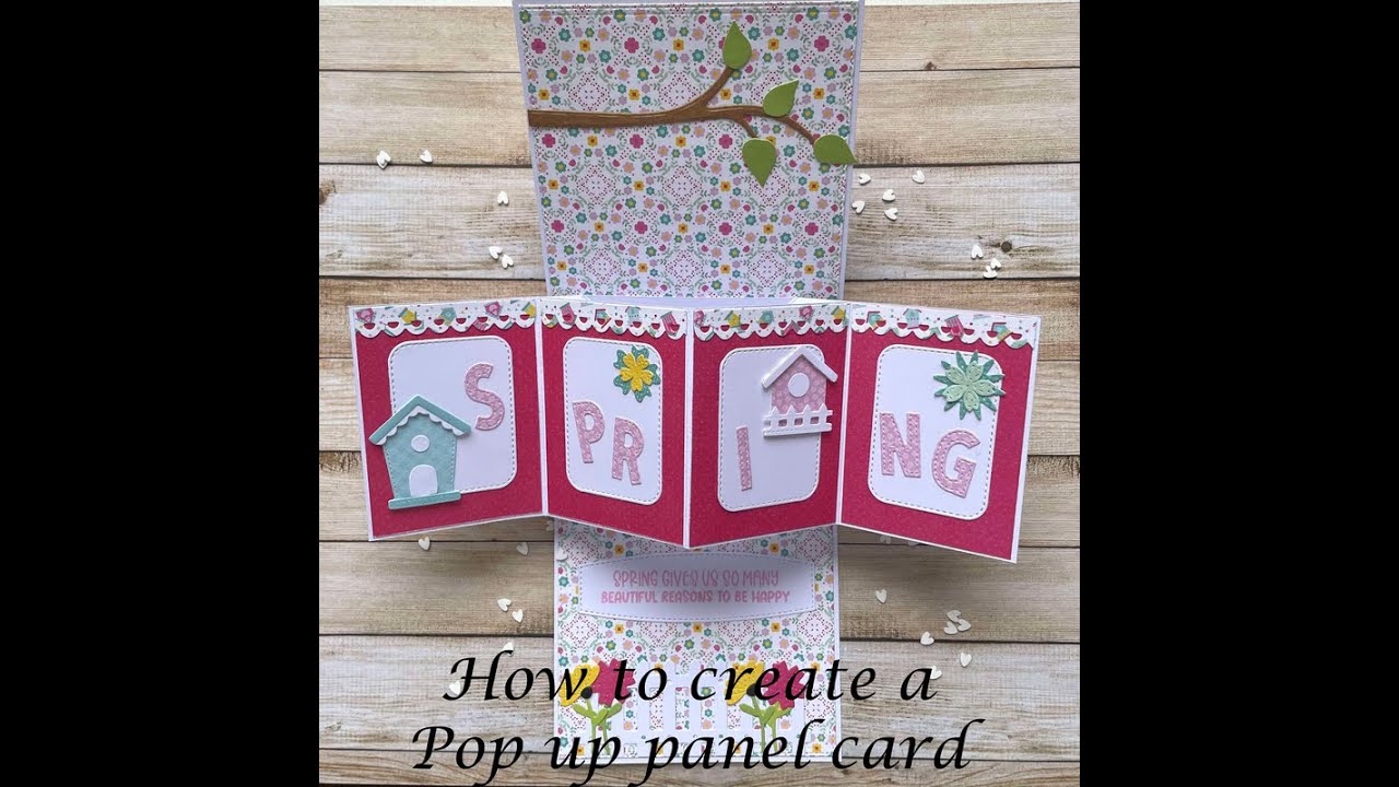Pop up panel card