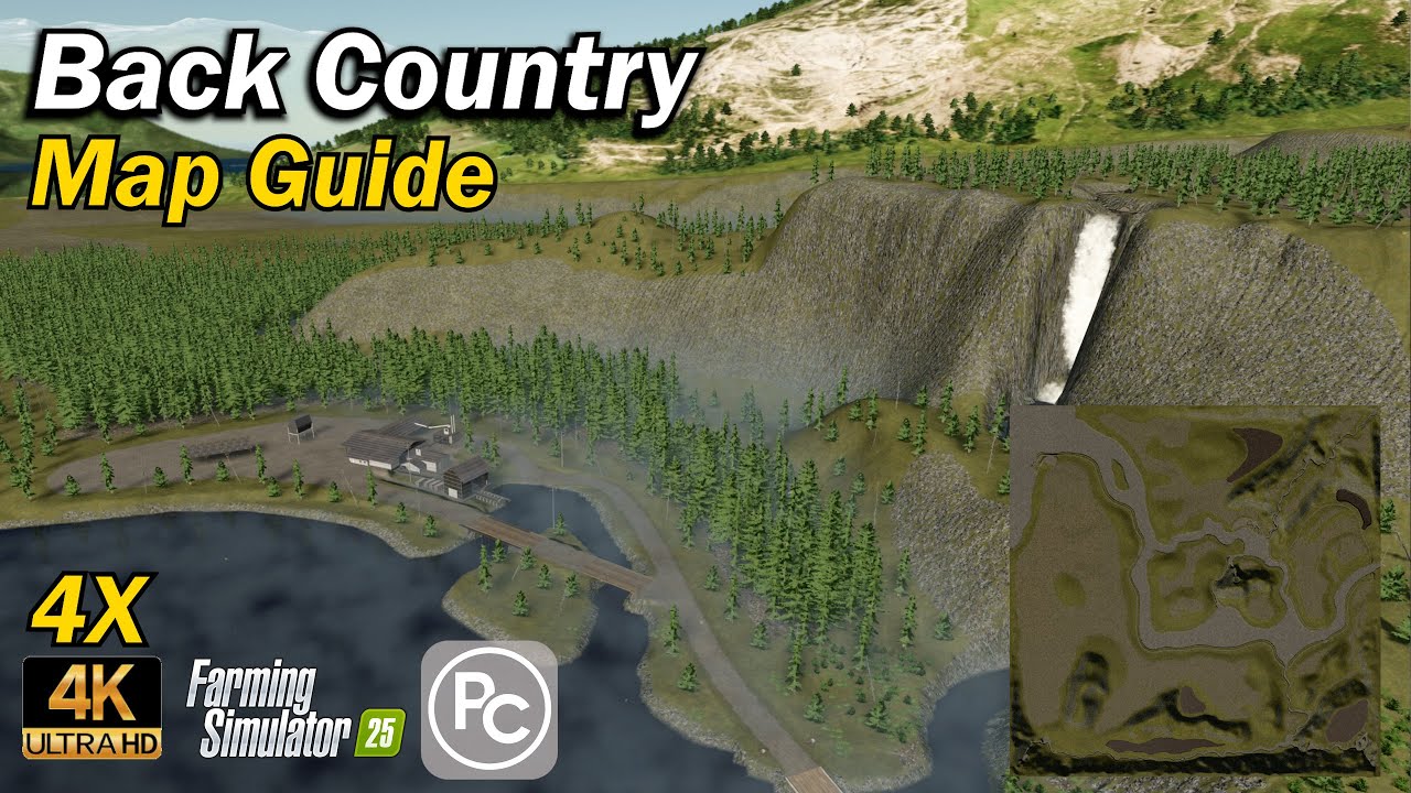 Бэккантри | Путеводитель по карте | Farming Simulator 25