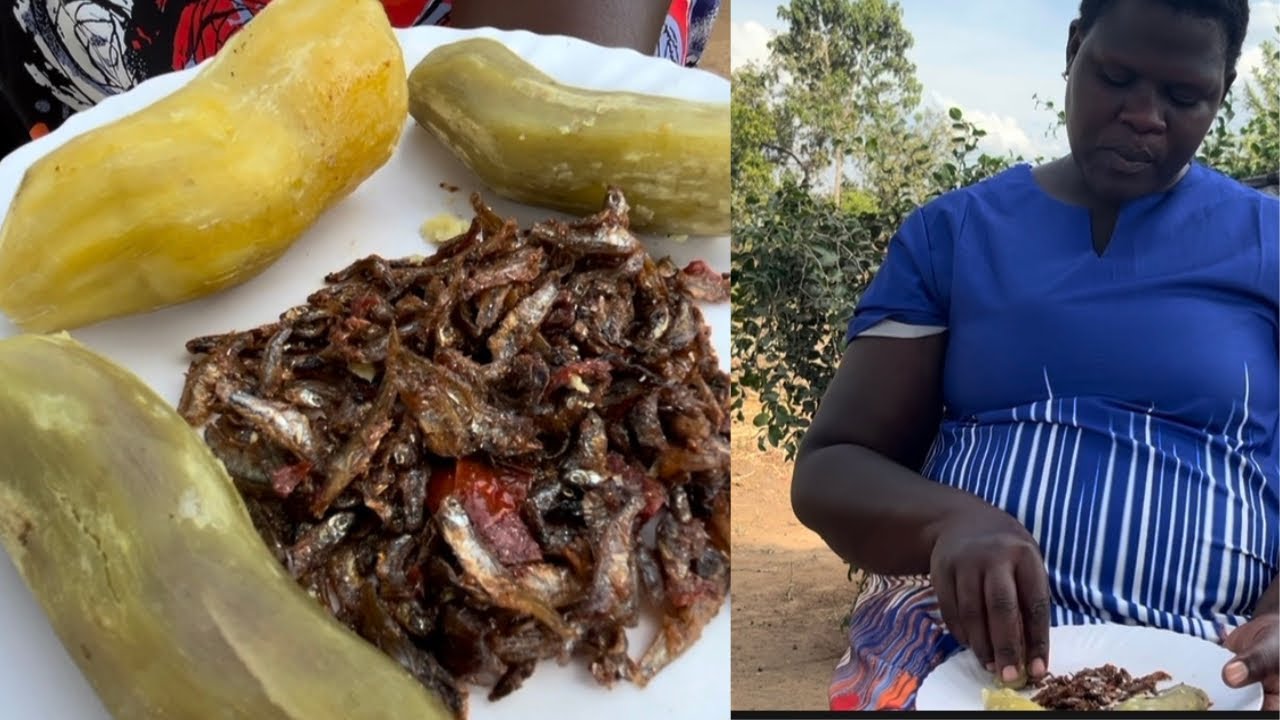 ПРОСТОЙ СПОСОБ ПРИГОТОВЛЕНИЯ ЧЕСНОЧНОЙ РЫБКИ! ЖИЗНЬ В АФРИКАНСКОЙ ДЕРЕВНЕ.