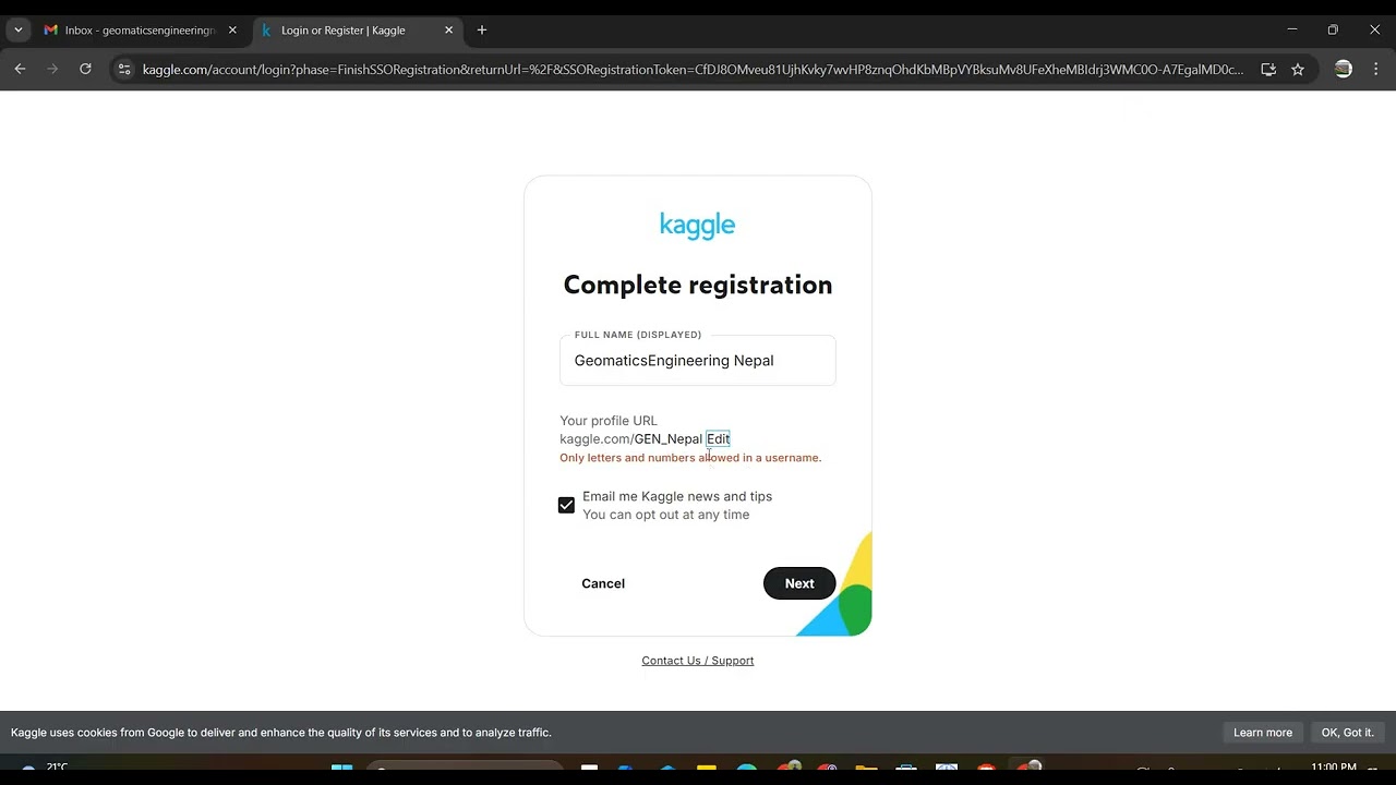 How to register in Kaggle for the first time || Geomatics Engineering Nepal