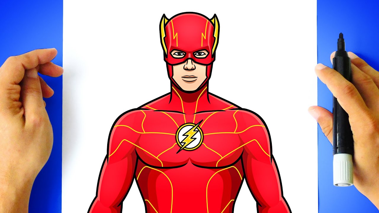 Como DESENHAR o FLASH do Filme - Como DIBUJAR a FLASH paso a paso - The Flash 2023
