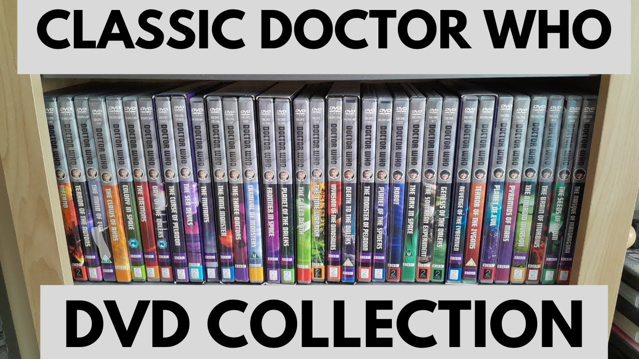 My Classic Doctor Who DVD  & Blu-Ray Collection (August 2025)