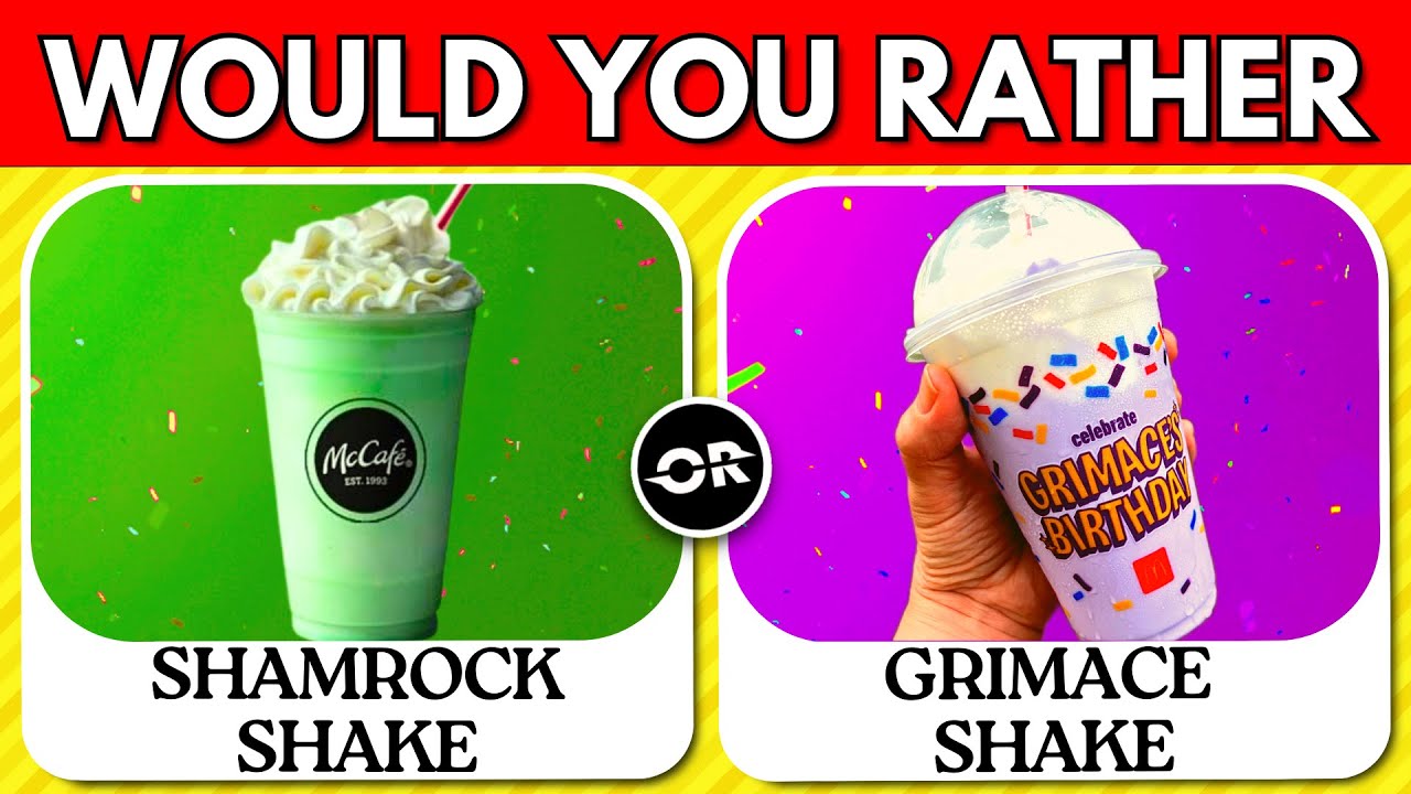 Would You Rather...? 🥤 | Drinks Edition 🧃