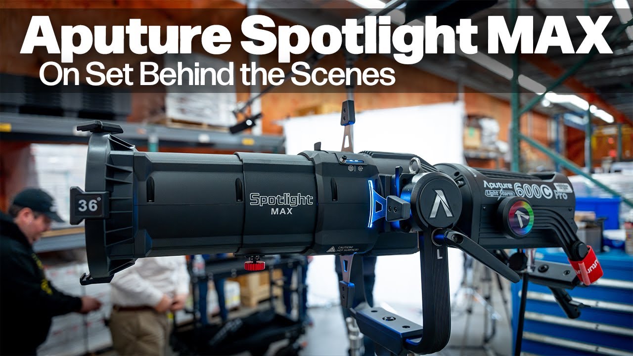 New Aputure Spotlight MAX | On Set Behind the Scenes - Pro Vlog 39
