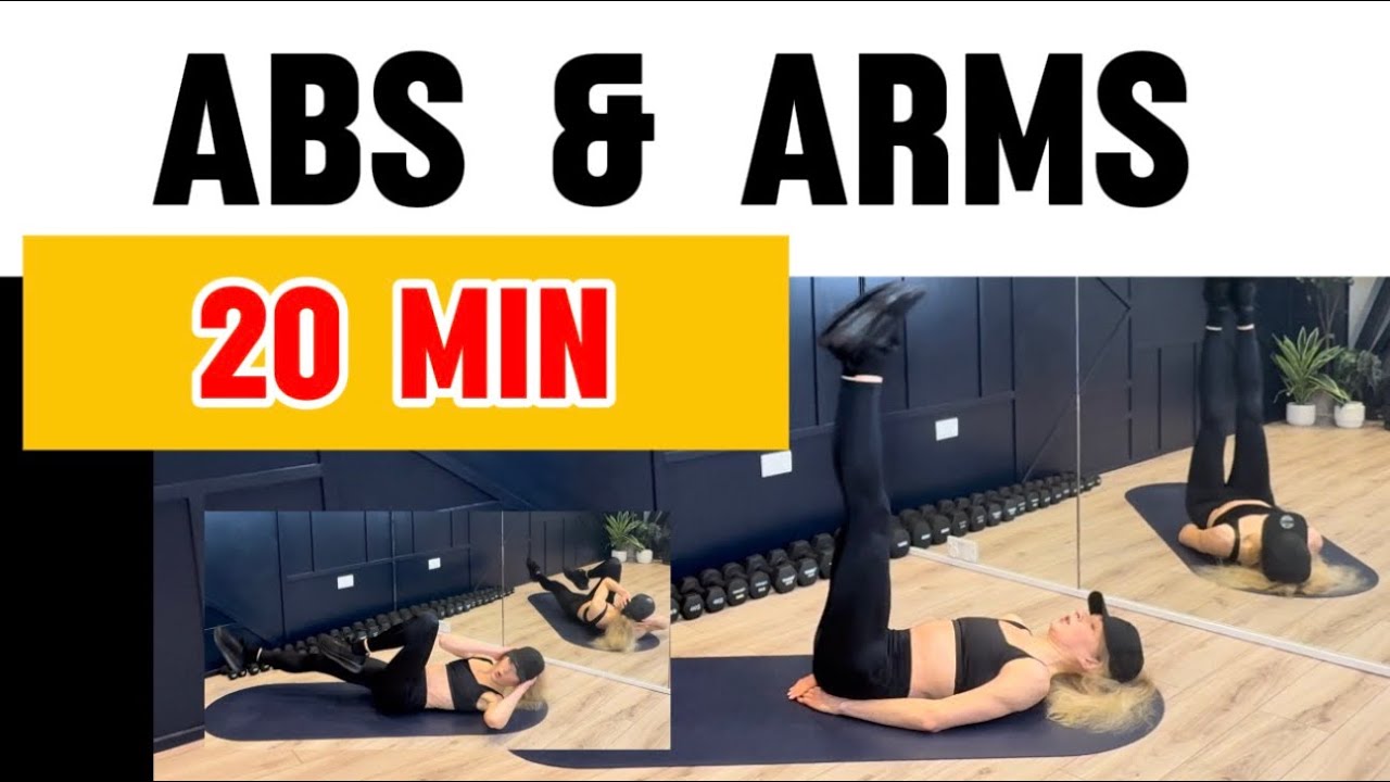20 Min Abs & Arms Workout | Day 20–21 Fitness Challenge | All Levels | No Equipment