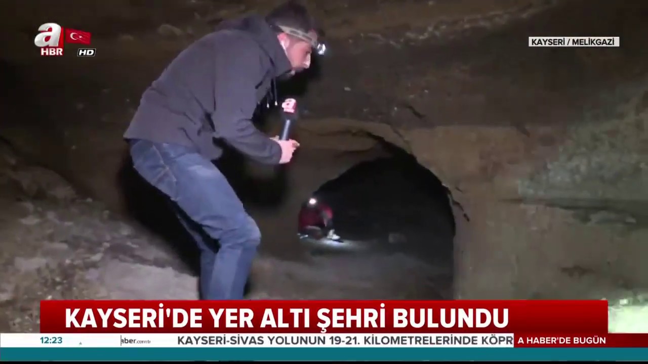Kayseri'de Yeraltı Şehri Bulundu! / A Haber | A Haber