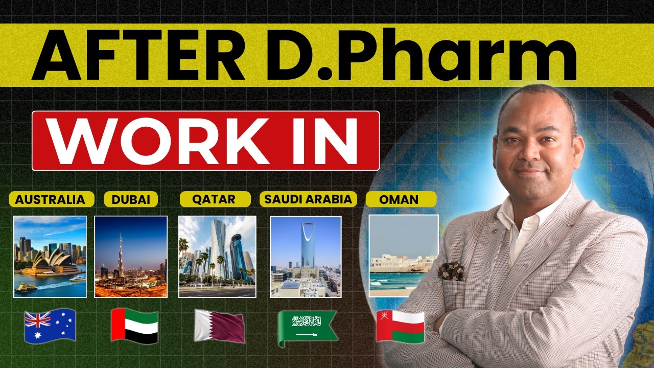 After Diploma in Pharmacy: Jobs in Australia, Dubai, Qatar & Oman | Pharmacy Career 2026