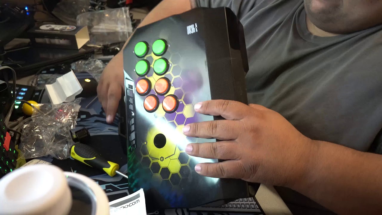 Qanba drone Arcade Stick Mod