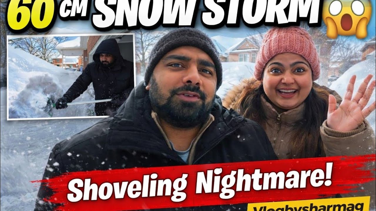 Snow Shovel Workout ❄️💪 Phir Reward Mein Panjiri 🥣❤️