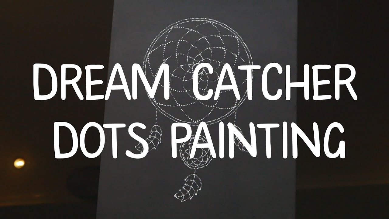 Dream catcher dots painting. Speedpaint. Acryllation.