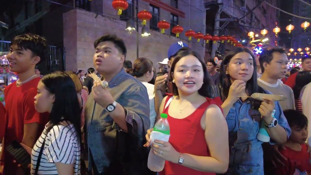 ONGPIN ST.BINONDO MANILA- PHILIPPINES|🇵🇭 walking tour in Super crowded street.