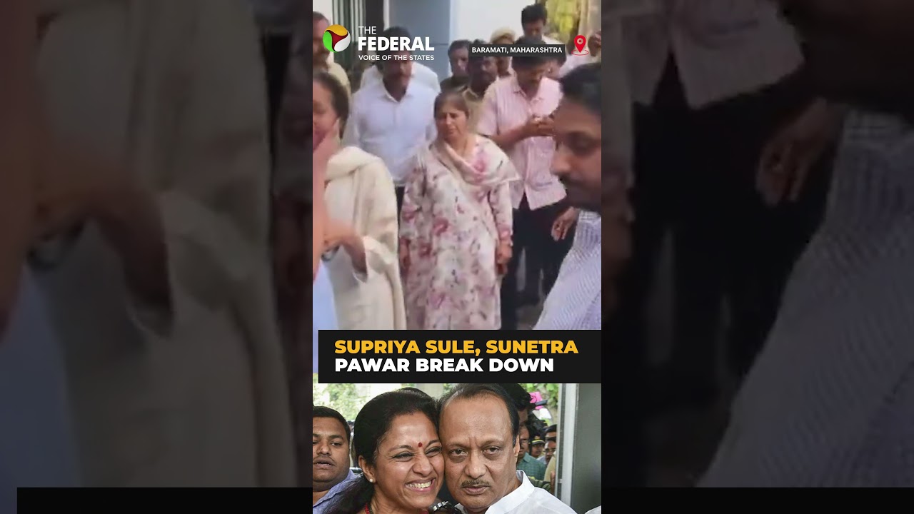 Ajit Pawar's death: Supriya Sule, Sunetra Pawar break down