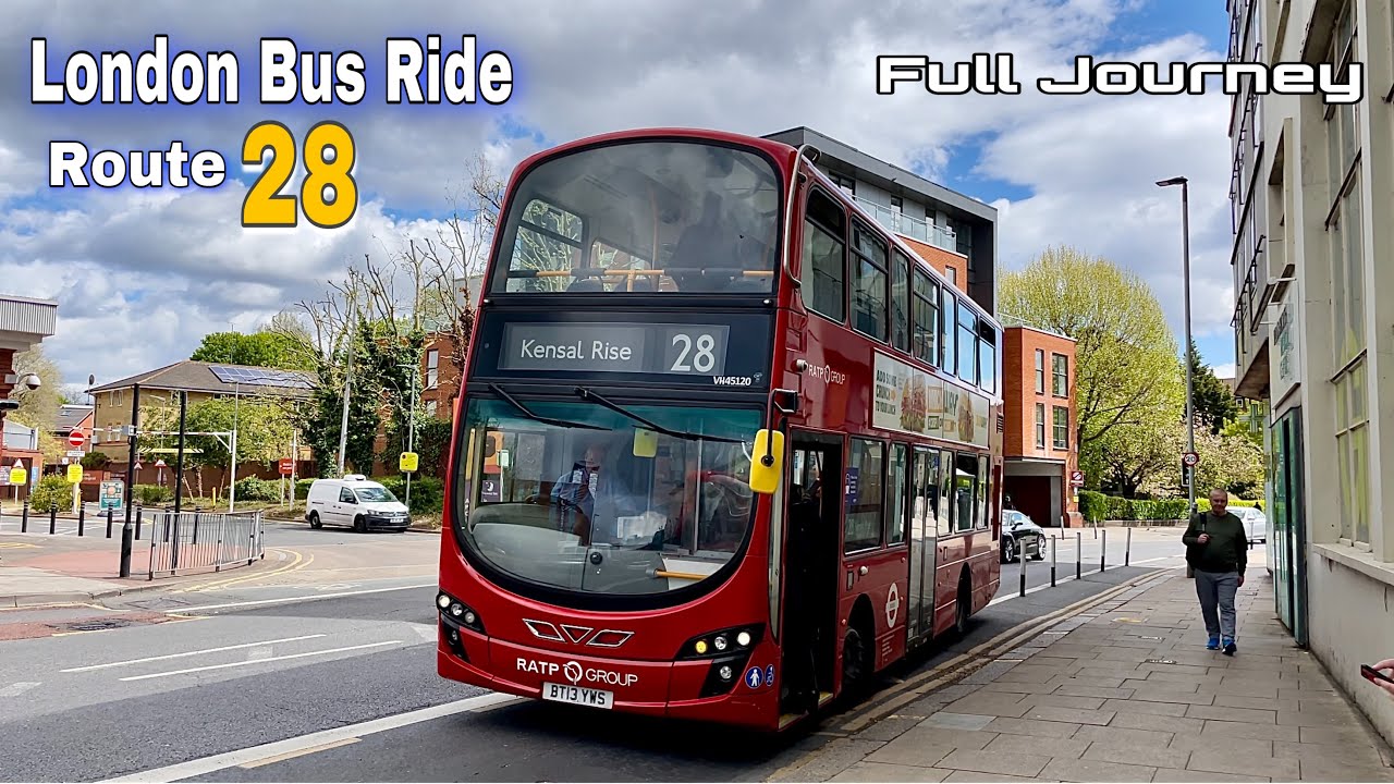 London Bus Ride 🇬🇧 Route 28 - Wandsworth to Kensal Rise Station | Full Journey