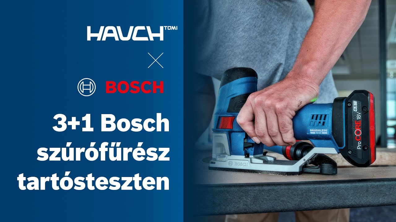 3+1 szúrófűrész a Boschtól | Tartósteszten a GST 18V-155 SC, GST 18V-155 BC, GST 185-Li