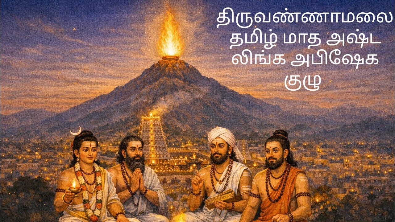 திருவண்ணாமலை தமிழ் மாதப்பிறப்பு அஷ்ட லிங்க அபிஷேக குழு 