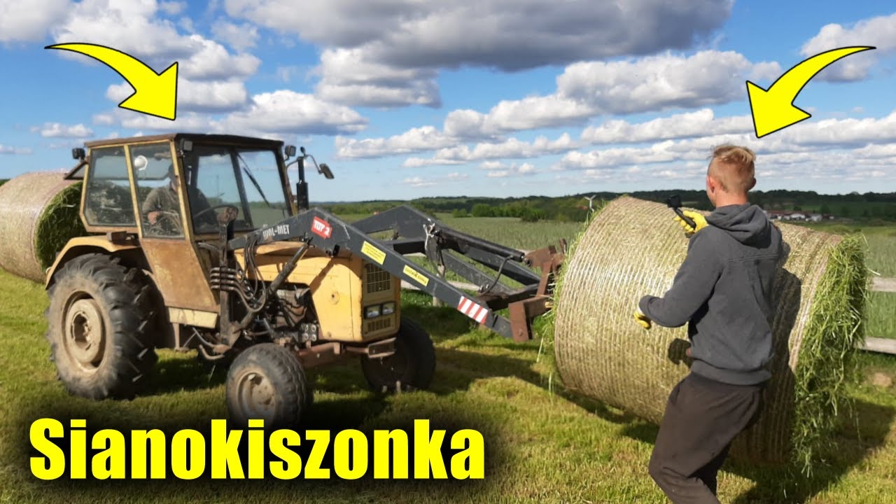 AKCJA NA 2 URSUSY ☆Zwożenie i Owijanie Balotów ☆Sianokiszonka 2020