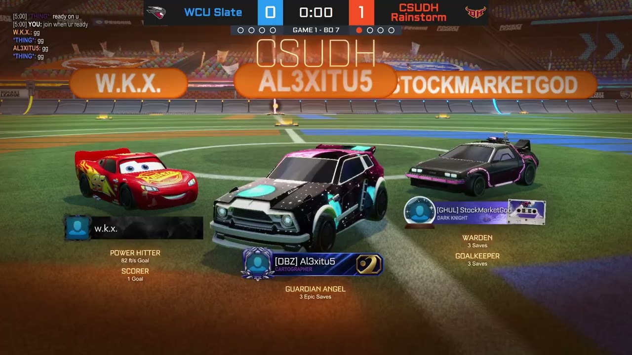 NECC Week 6 - Rocket League: WCU Slate vs CSUDH Rainstorm