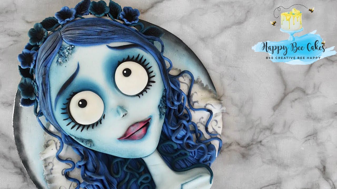 Corpse bride cake | Tim Burton Halloween cake