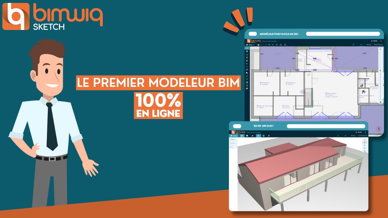 Présentation bIMWIq Sketch - L'innovation pour faire sauter les verrous du BIM