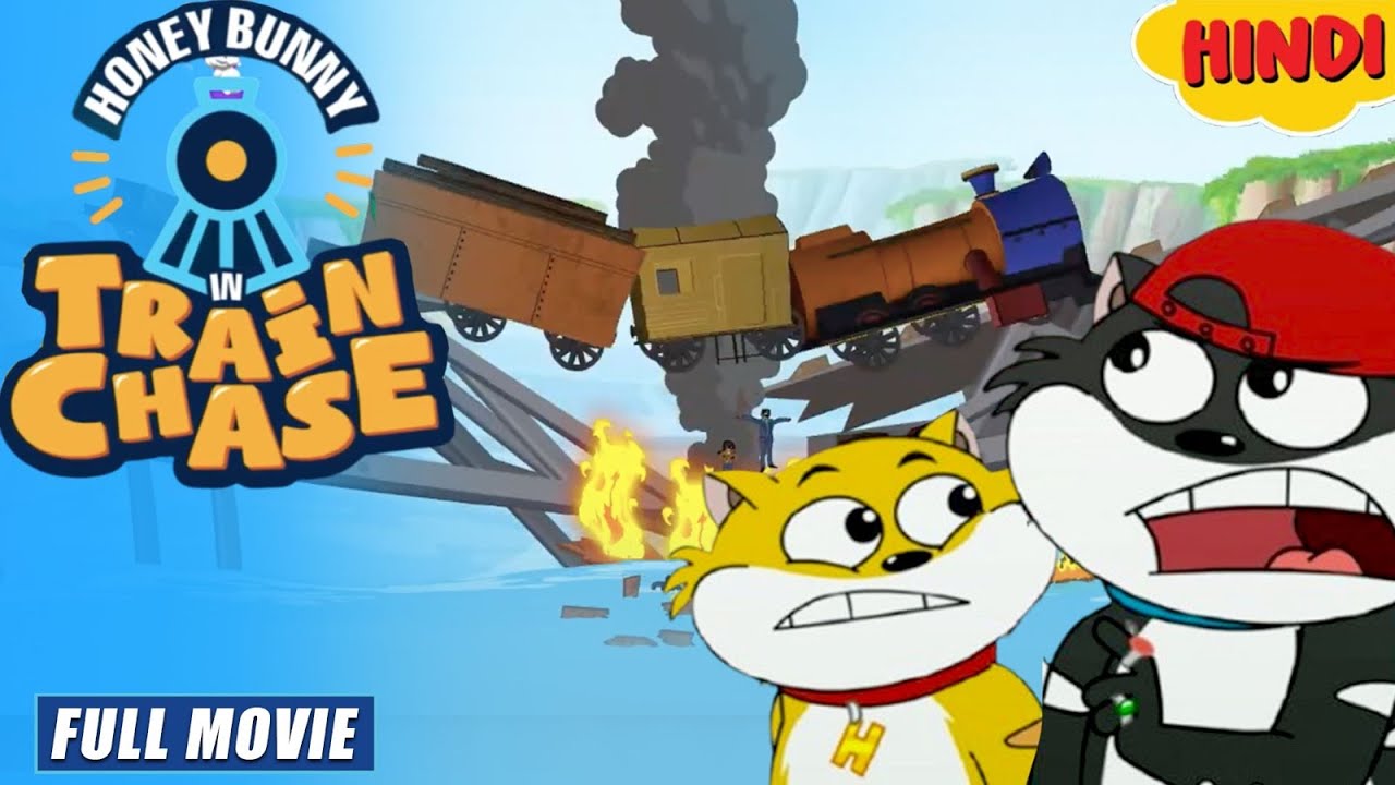 New Year Special | Honey Bunny In Train Chase | New Movie In Hindi | Cartoon For Kids