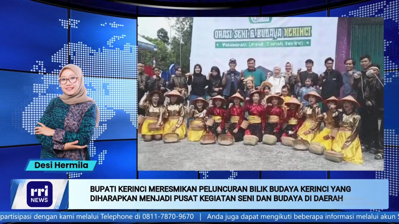 [BERITA] WBD – Bupati Kerinci Luncurkan Bilik Budaya sebagai Pusat Seni Budaya..