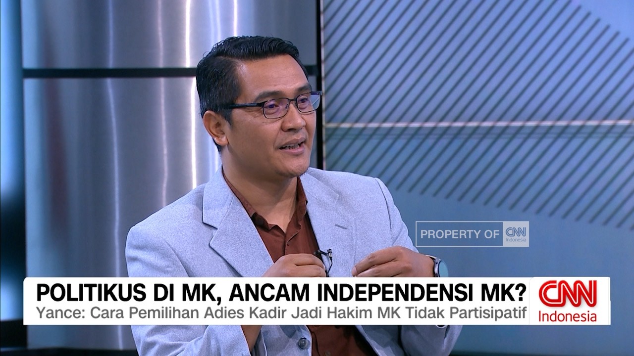 Adies Kadir Hakim MK, Yance: Ada Proses yang Janggal