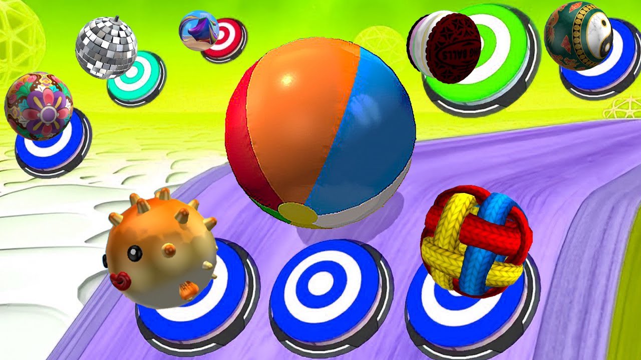 Going Balls Reverse - OLD BALLS vs NEW BALL! Updated Colored Race