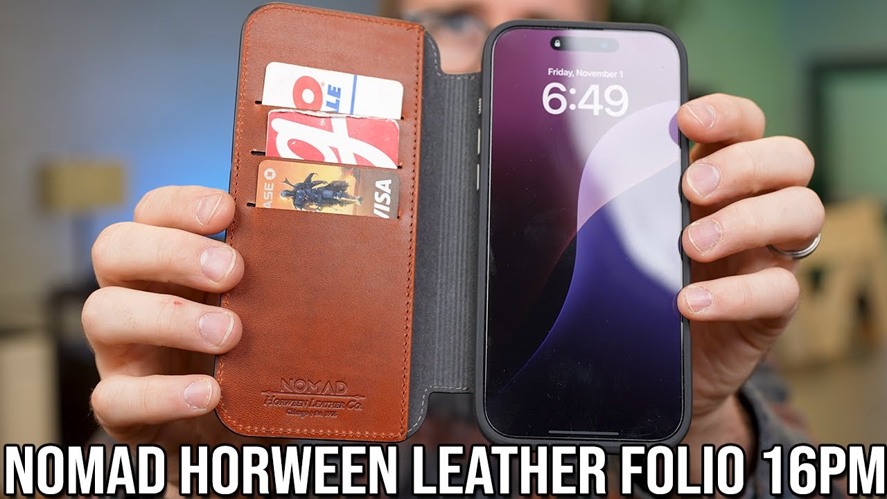 Nomad [Ole Dublin] Full Grain Horween Leather Folio iPhone 16 Pro Max