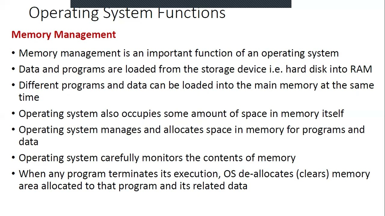 What is Operating System and its functions