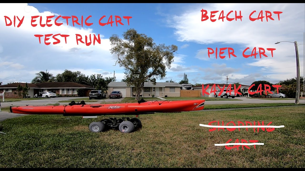 MY DIY ELECTRIC CART TEST RUN