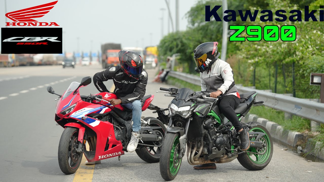 2025 Honda CBR 650R vs Kawasaki Ninja Z900 || Drag Race || Race Till Their Potential