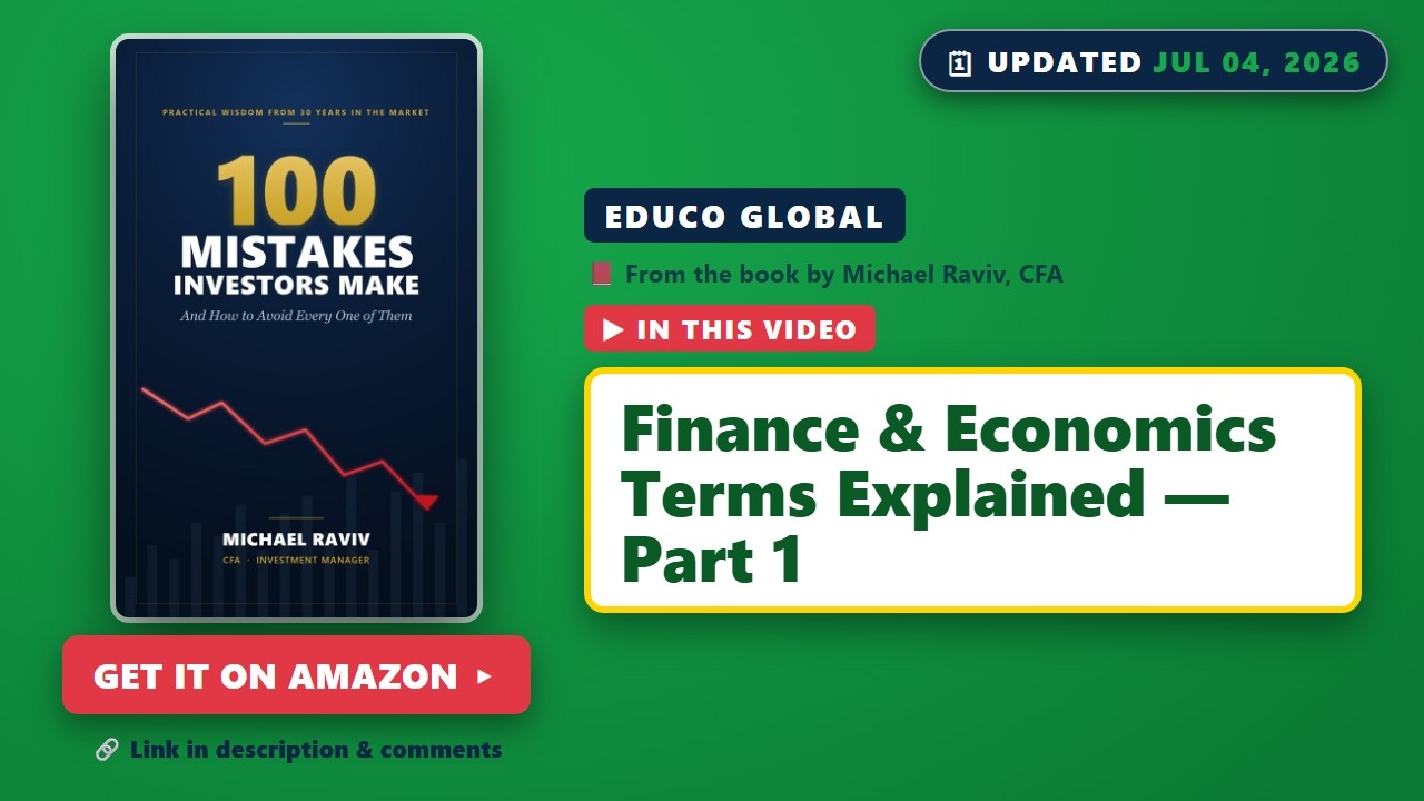 Finance & Economics Terms Explained &mdash; Part 1 | Educo Global