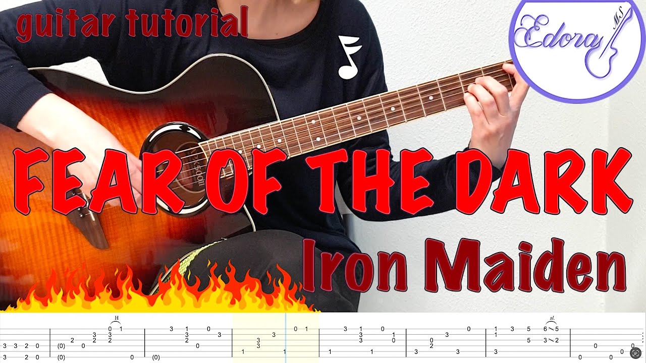Fear of the Dark - Fingerstyle Guitar Tutorial Teaser - Iron Maiden