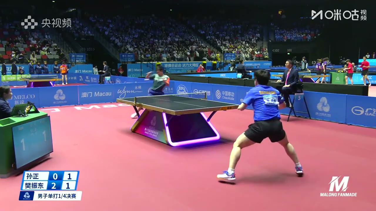 Fan Zhendong vs Sun Zheng | MS QF | 2025 China National Games Table Tennis