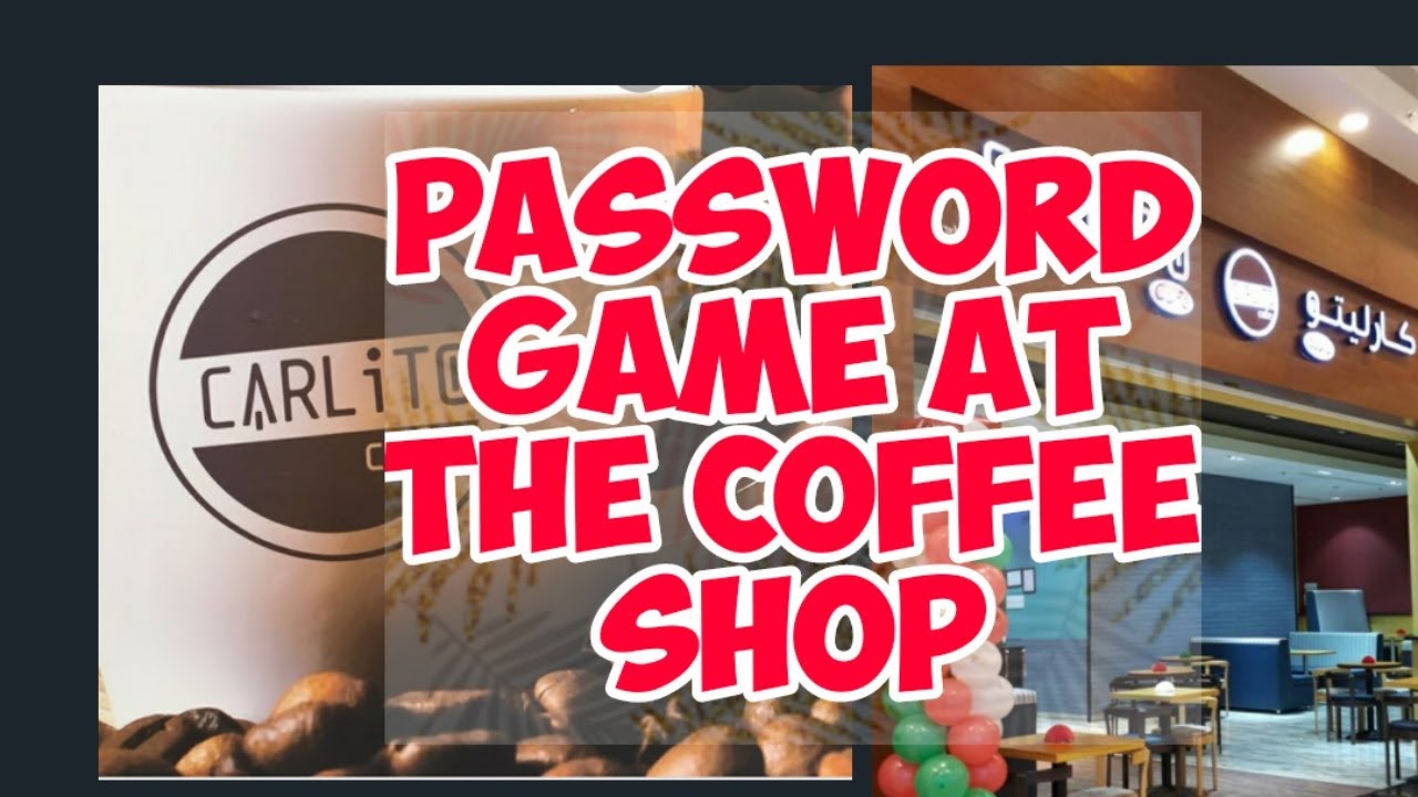 Password Game at the Coffee shop| Vlog #22 | World Clips & PIcs