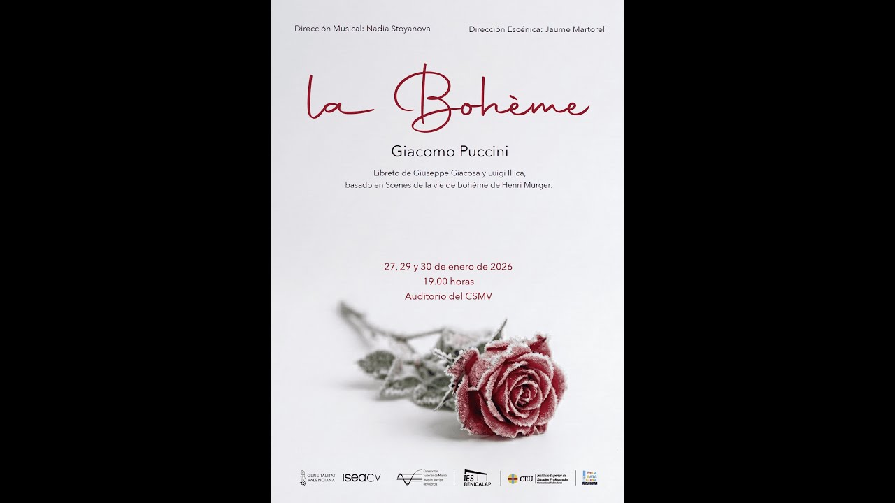 La Bohème (Puccini) - 30 de gener de 2026