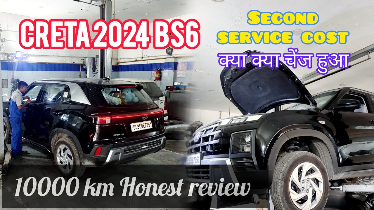 Hyundai Creta Second Service Cost | Creta 10000 Km Honest review |Creta petrol 1.5 lt Actual Mileage